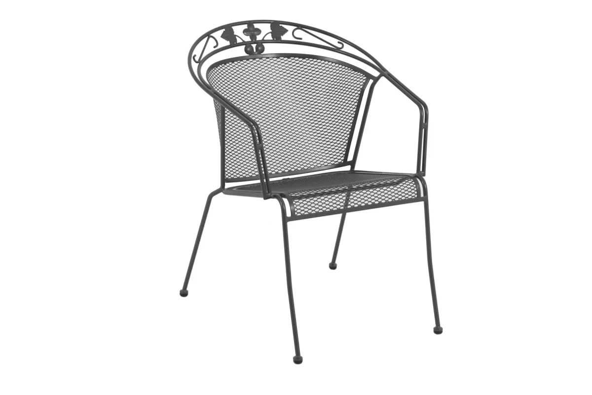 Royal Garden Elegance Gartentisch Set 6 Stühle Streckmetall – Bild 3