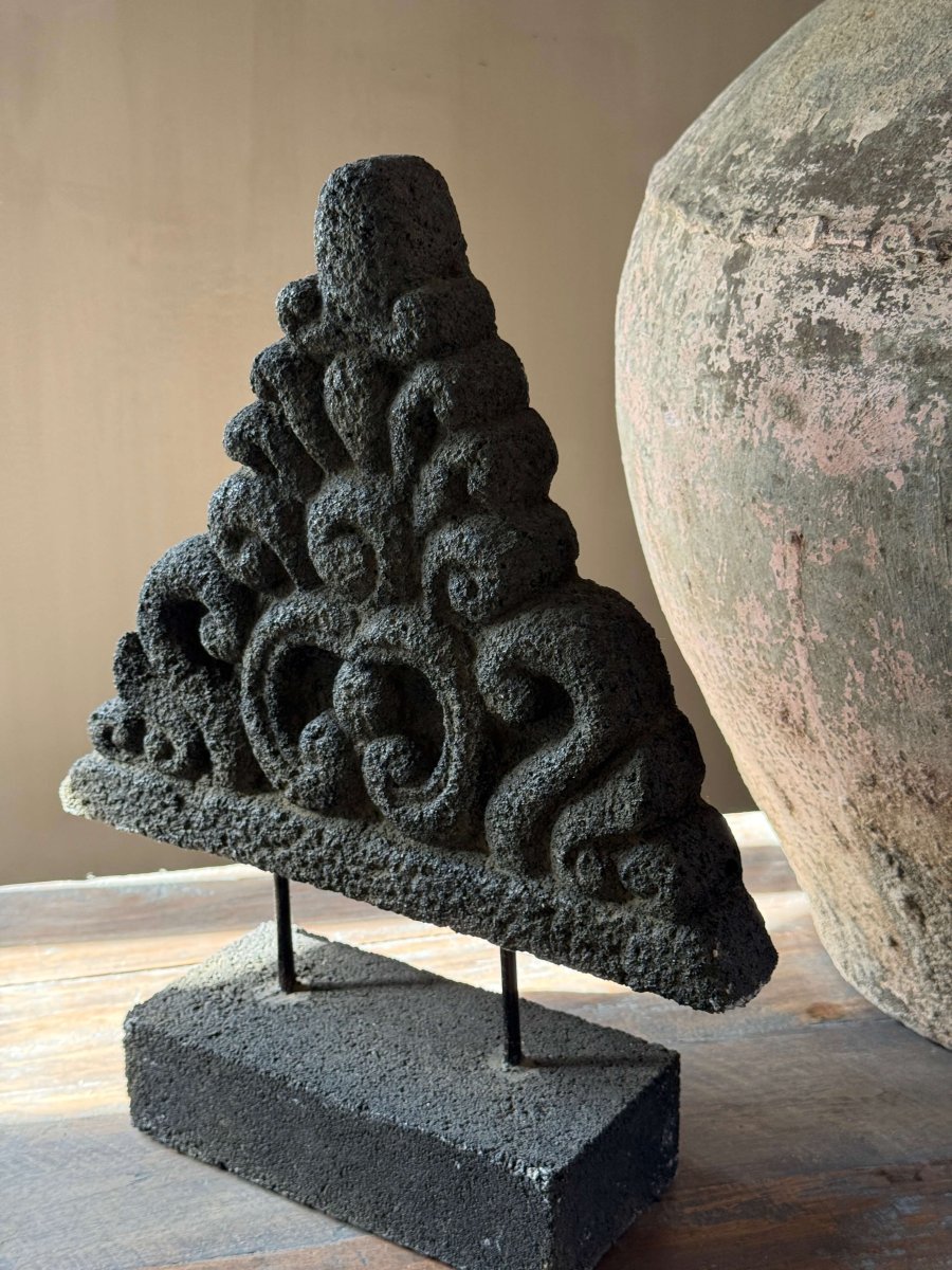 Ornament Bali lavastone – Small- Rechter op de afb. – Bild 4